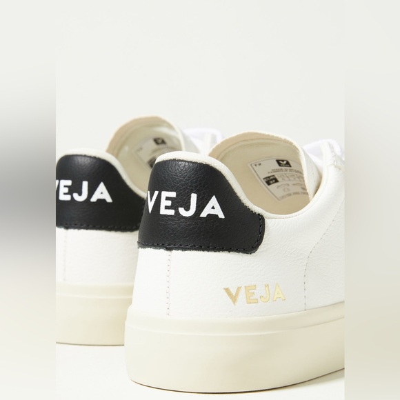 VEJA Campo Women’s Sneakers EU size 37.5/US size 6.5/ Extra White//Black - Picture 3 of 11